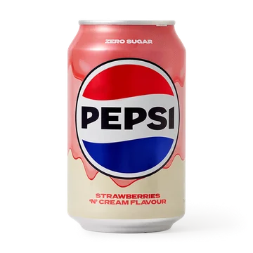 Pepsi Zero Strawberry & Cream 330мл