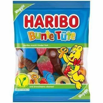 Haribo Bunte Tüte (Мармелад Харибо Бунте)175г