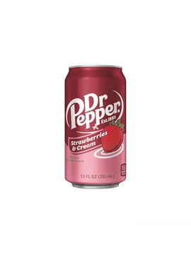 Dr. Pepper Strawberries&Cream (Др.Пеппер Клубничный Крем) 355мл