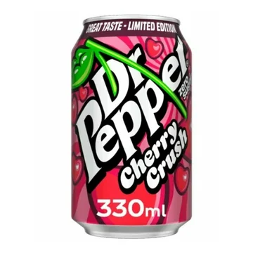 Dr. Pepper Zero Cherry Crush (Др. Пеппер Черри Краш Без Сахара) 330мл