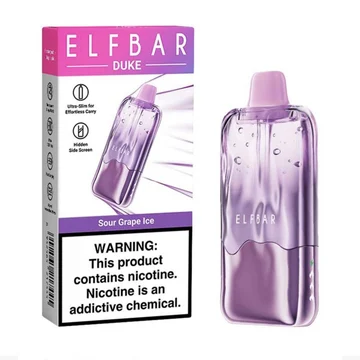 ELFBAR DUKE 20000 - Кислый Виноград  Лед