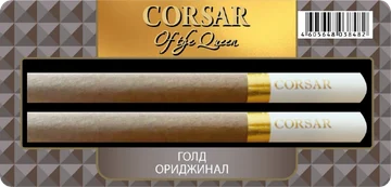 Сигариллы с фильтром CORSAR OF THE QUEEN - Gold Original (2шт)