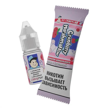 Жидкость CANDYLAB CandyMan "Cranberry Marshmallow", 10мл, 1,5%