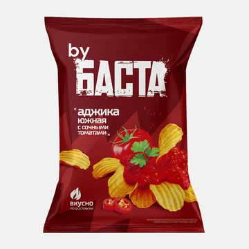 Чипсы by БАСТА Аджика с томатами 120г
