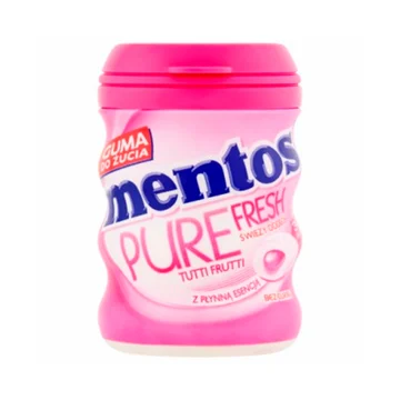 Ментос Pure Fresh Тутти Фрутти жев.резинка банка 60гр