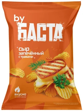 Чипсы by БАСТА Сыр Запеченный с Травами 120г