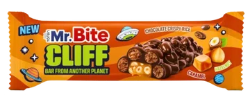 CLIF Батончик Mr.Bite с кармелью и злаками в молочном шоколаде 35г