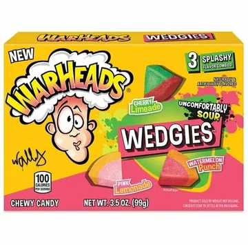 Warheads Wedgies (Вархедс кислые жев конфеты) 99г