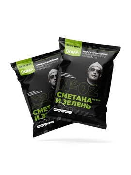 Чипсы DOMA Сметена и зелень 70г