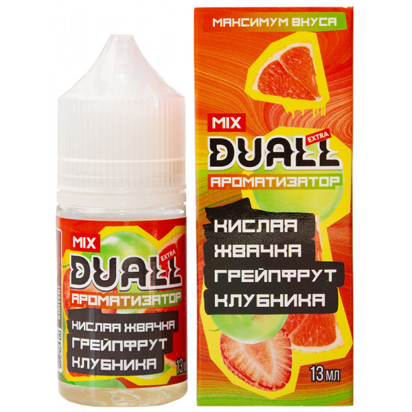 Ароматизатор Duall Mix: Кислая жвачка грейпфрут клубника