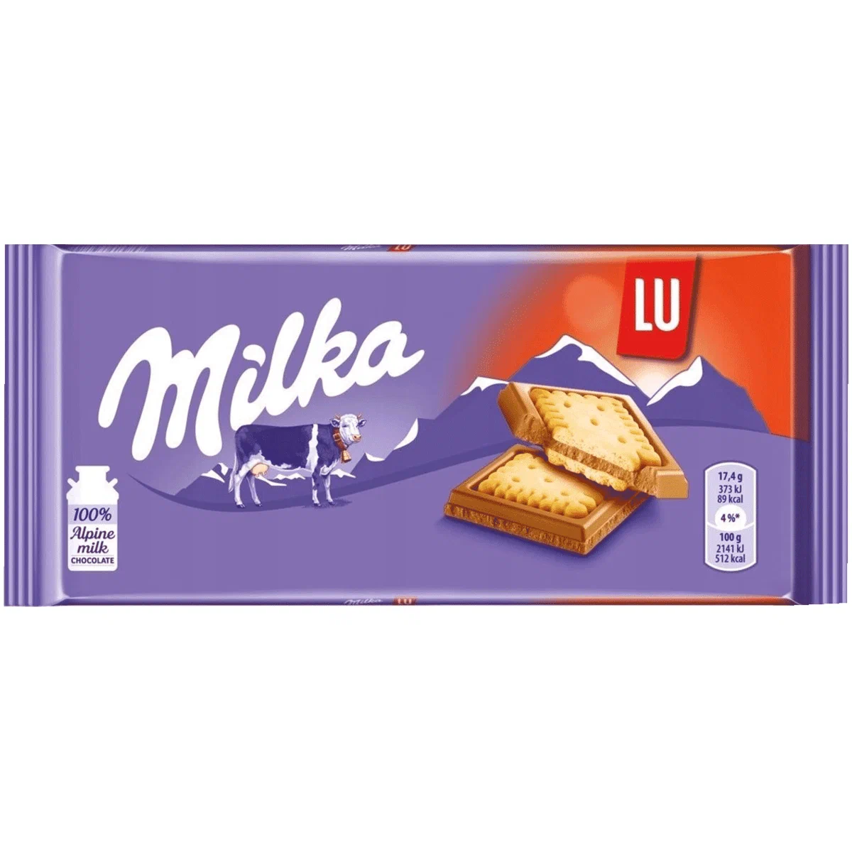 Шок. плитка Milka Sandwich LU (Милка Лю) 87г