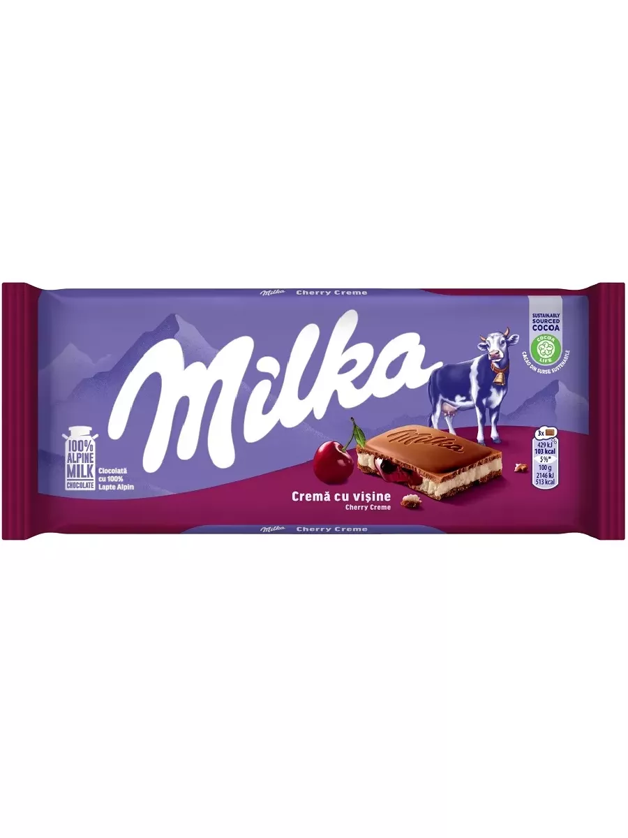 Milka Cherry (Милка Вишневый Крем) 100г