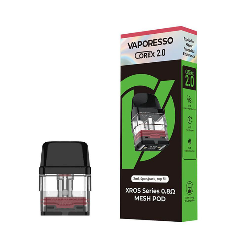 Картридж Vaporesso - XROS (Corex 2.0) Top Fill МESH 3ml 0.8 Ohm  1 шт.