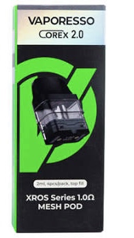 Картридж Vaporesso - XROS (Corex 2.0) Top Fill МESH 2ml, 1.0 Ohm Mesh 1 шт.