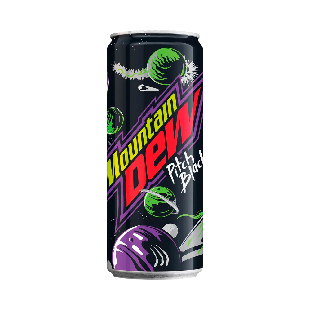 Mountain Dew Pitch Black (Маунтин Дью Питч Блэк) 330мл