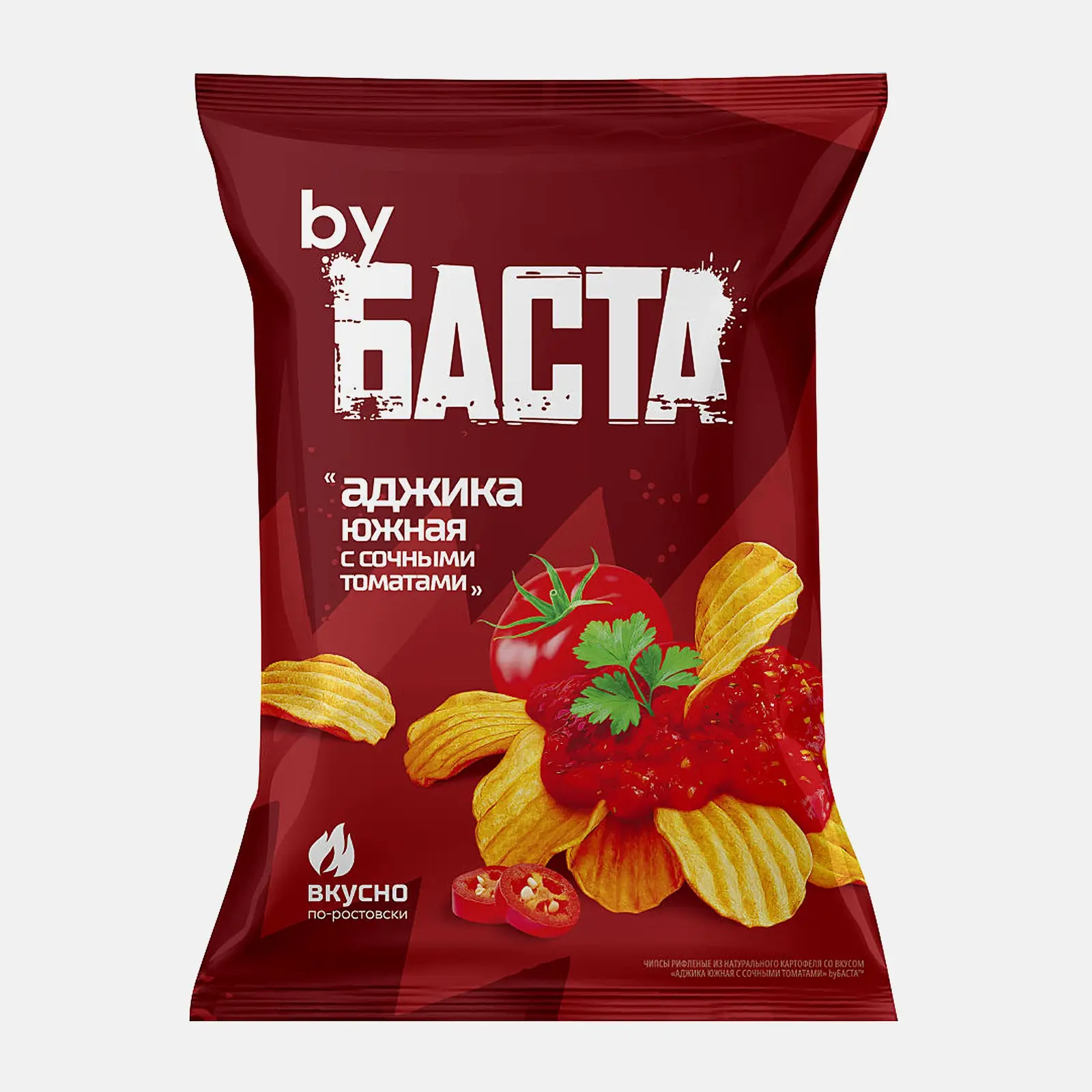 Чипсы by БАСТА Аджика с томатами 120г