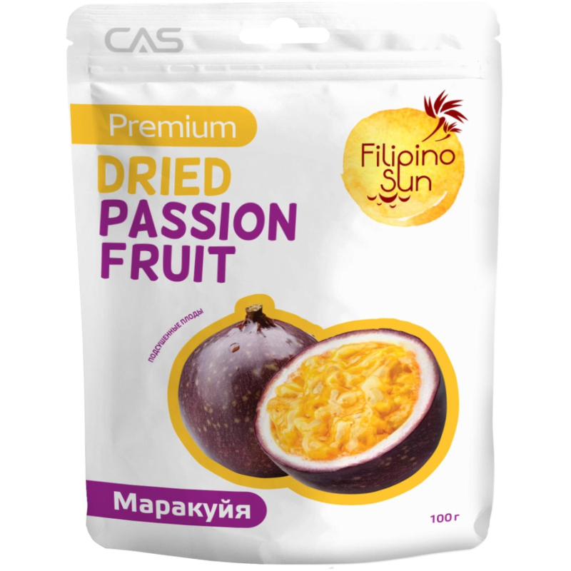 Плоды МАРАКУЙИ сушеные Filipino Sun 80гр