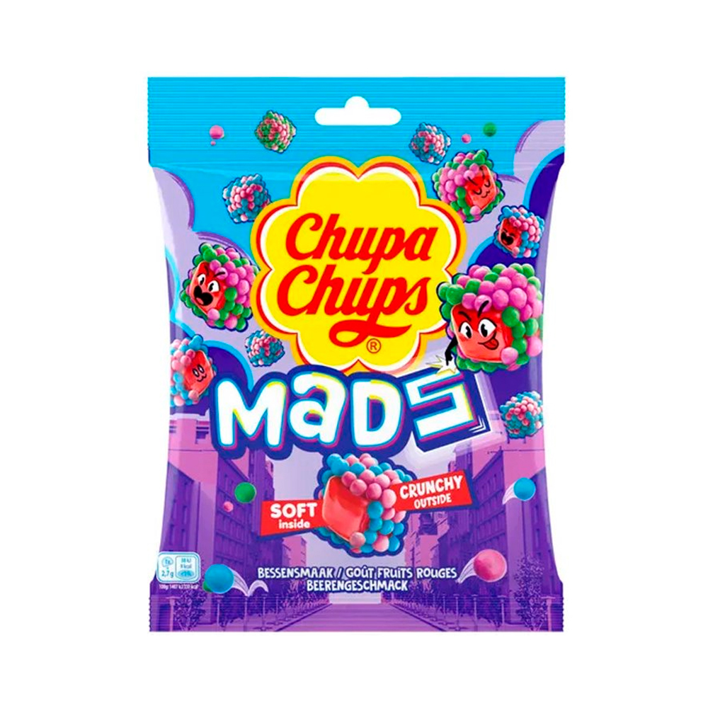 Chupa chups Mads Berries (Жев.Мармелад Мэдс Ягоды) 45г