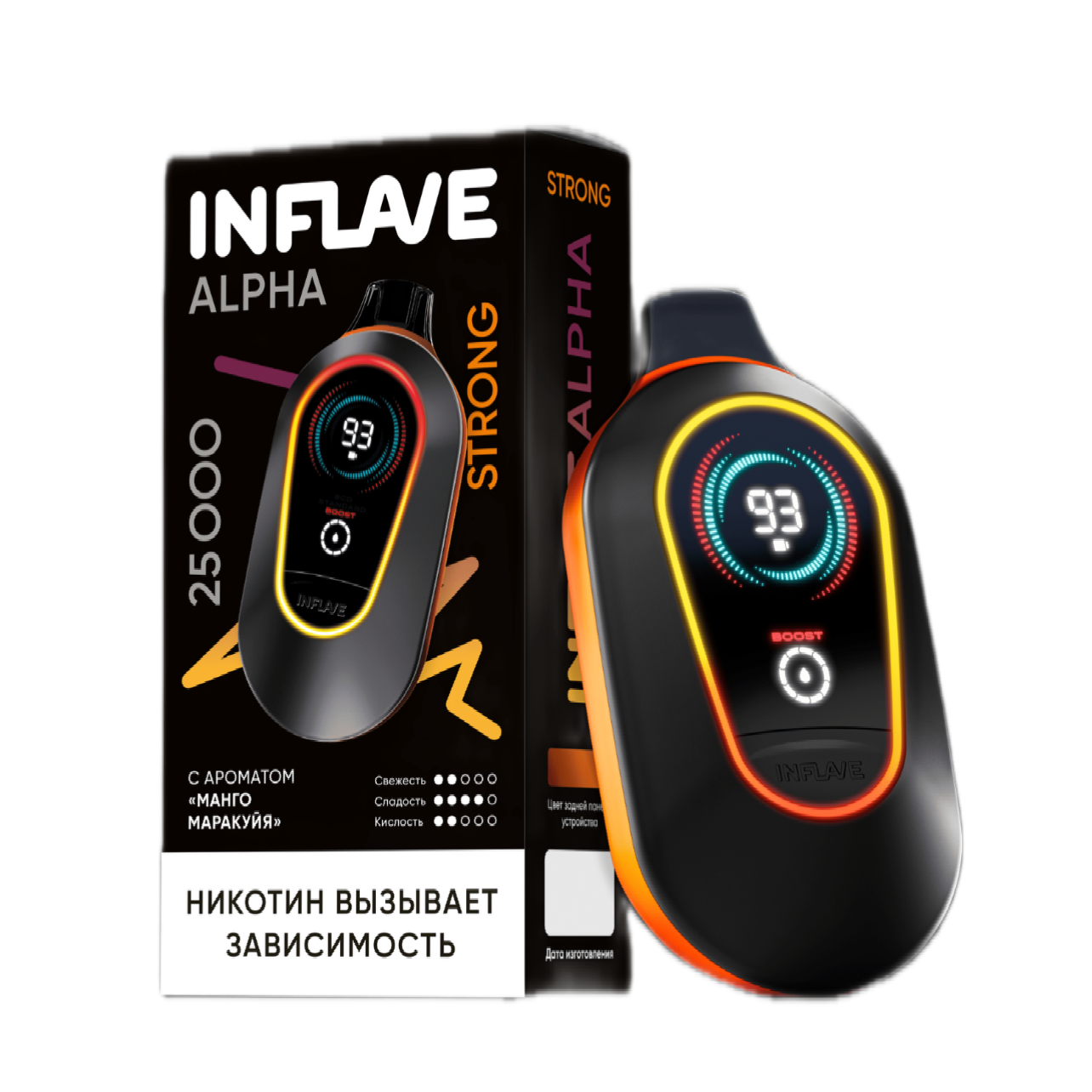 INFLAVE ALPHA 25000 STR - Манго, Маракуйя