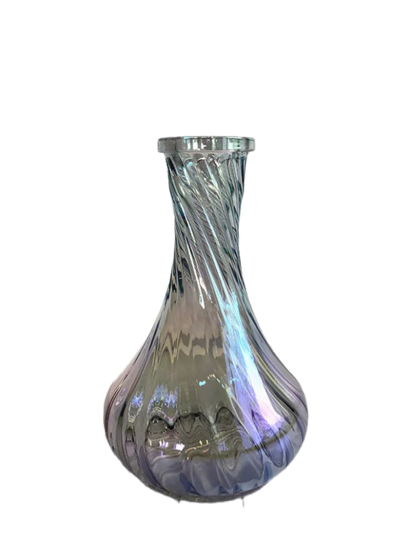 Колба Vessel Glass - Капля рифленая перламутр 2-213