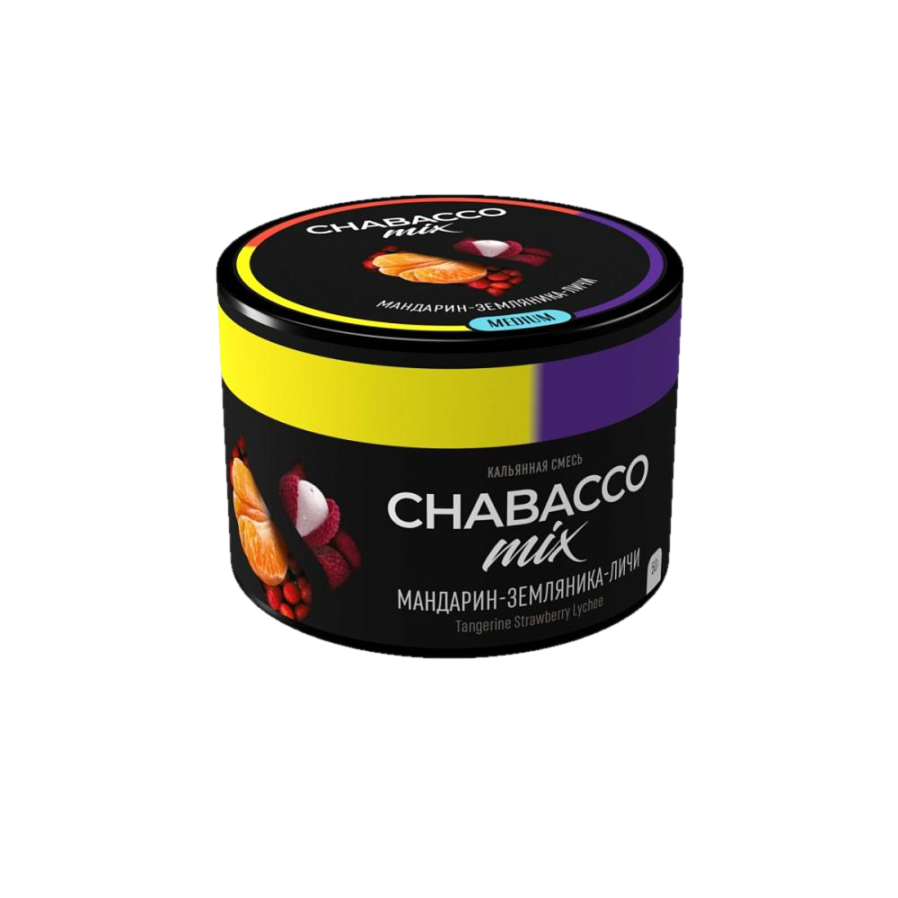 Chabacco mix -  Tangerine Strawberry Lychee 40гр.