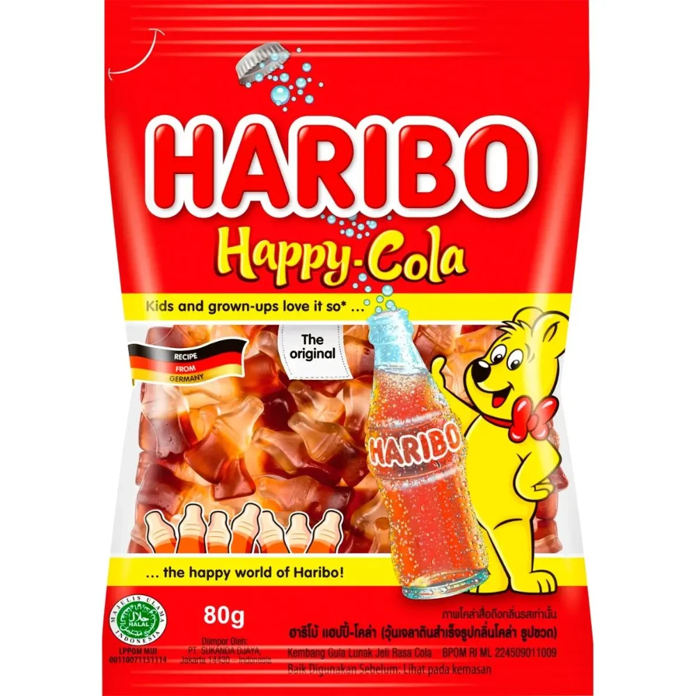 Мармелад Haribo Happy Cola 80гр