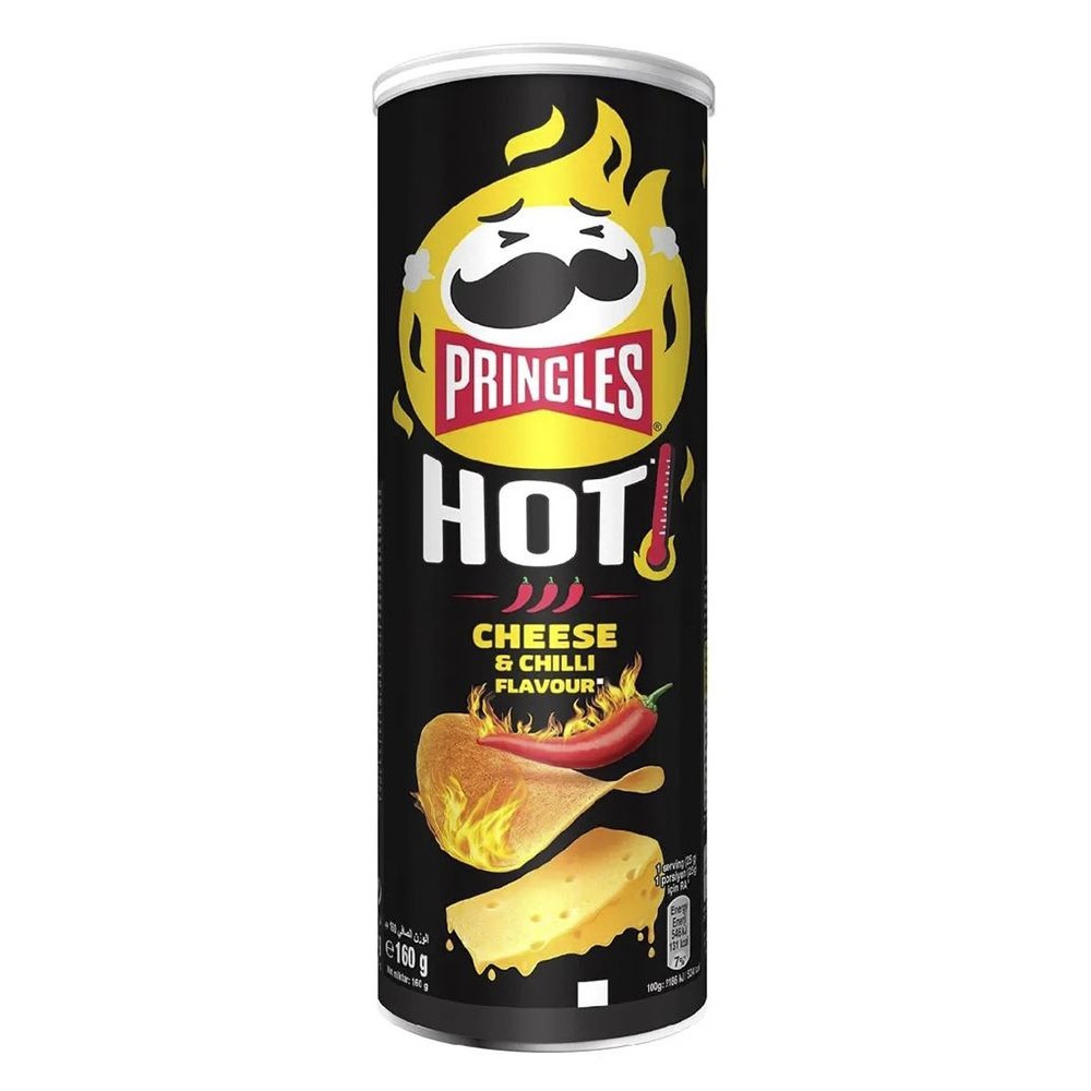 PRINGLES: HOT Cheese&Chilli 160ГР.