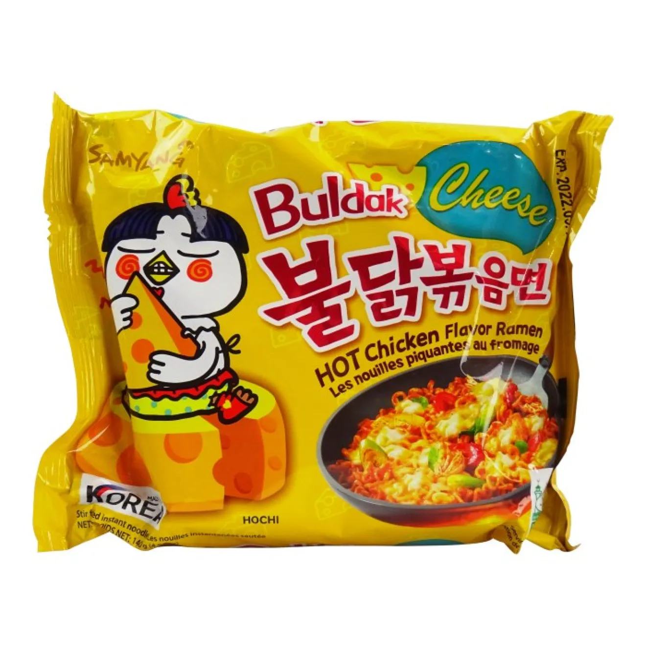 Лапша Samyang 140г - Hot Chickeflavor Ramen Cheese (курица сыр)
