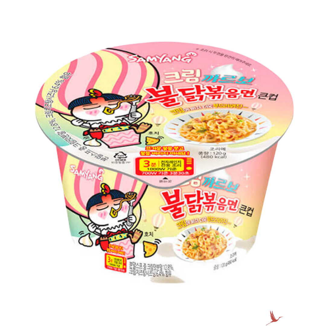 Лапша Samyang 120г - Hot Chicke Ramen Creamy Carbonara (курица карбонара)