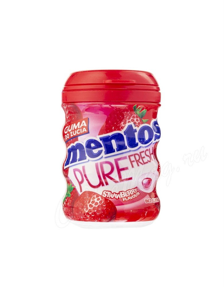 Mentos Pure Fresh Strawberry (Ментос Клубника Жев.резинка) 60гр