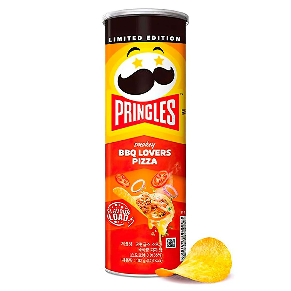 PRINGLES: BBQ Lovers Pizza (Пицца для любителей барбекю) 102гр