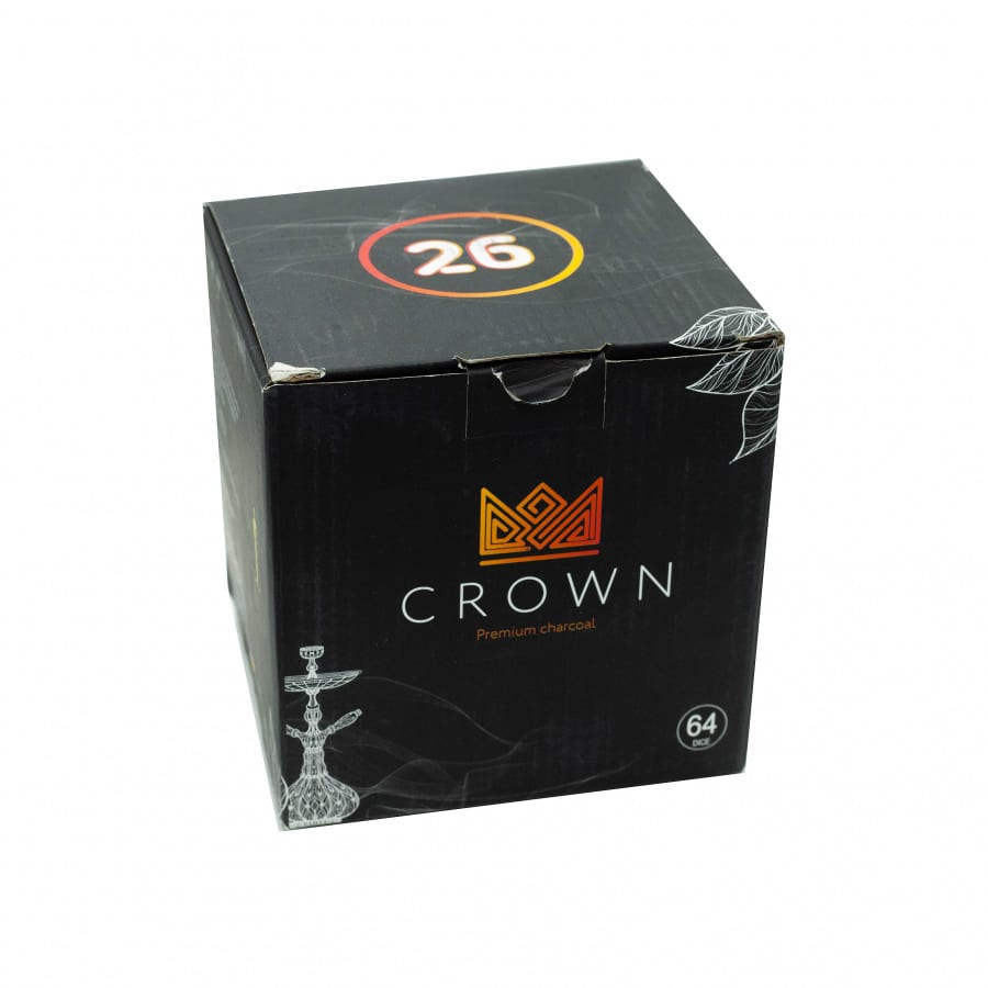Уголь - Crown (26 мм.) 64 шт.