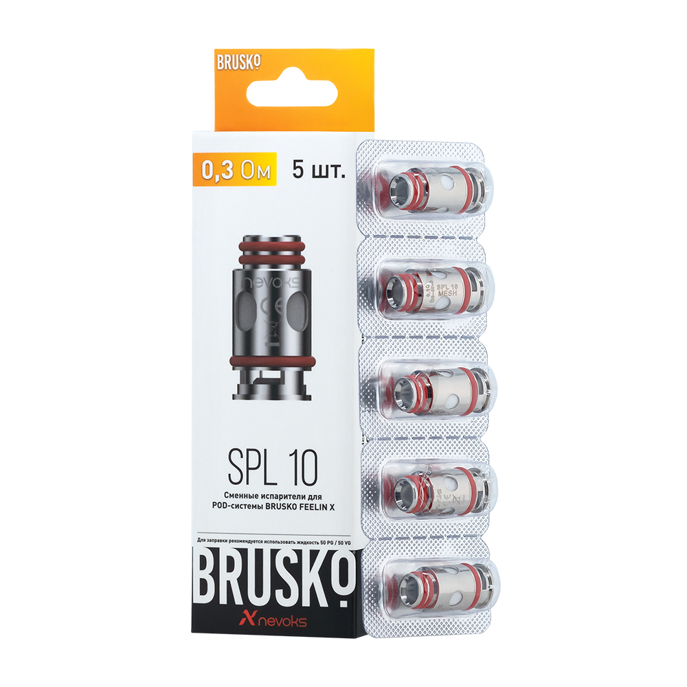 Испаритель Brusko Feelin - SPL-10 0.3 ohm (1 шт)