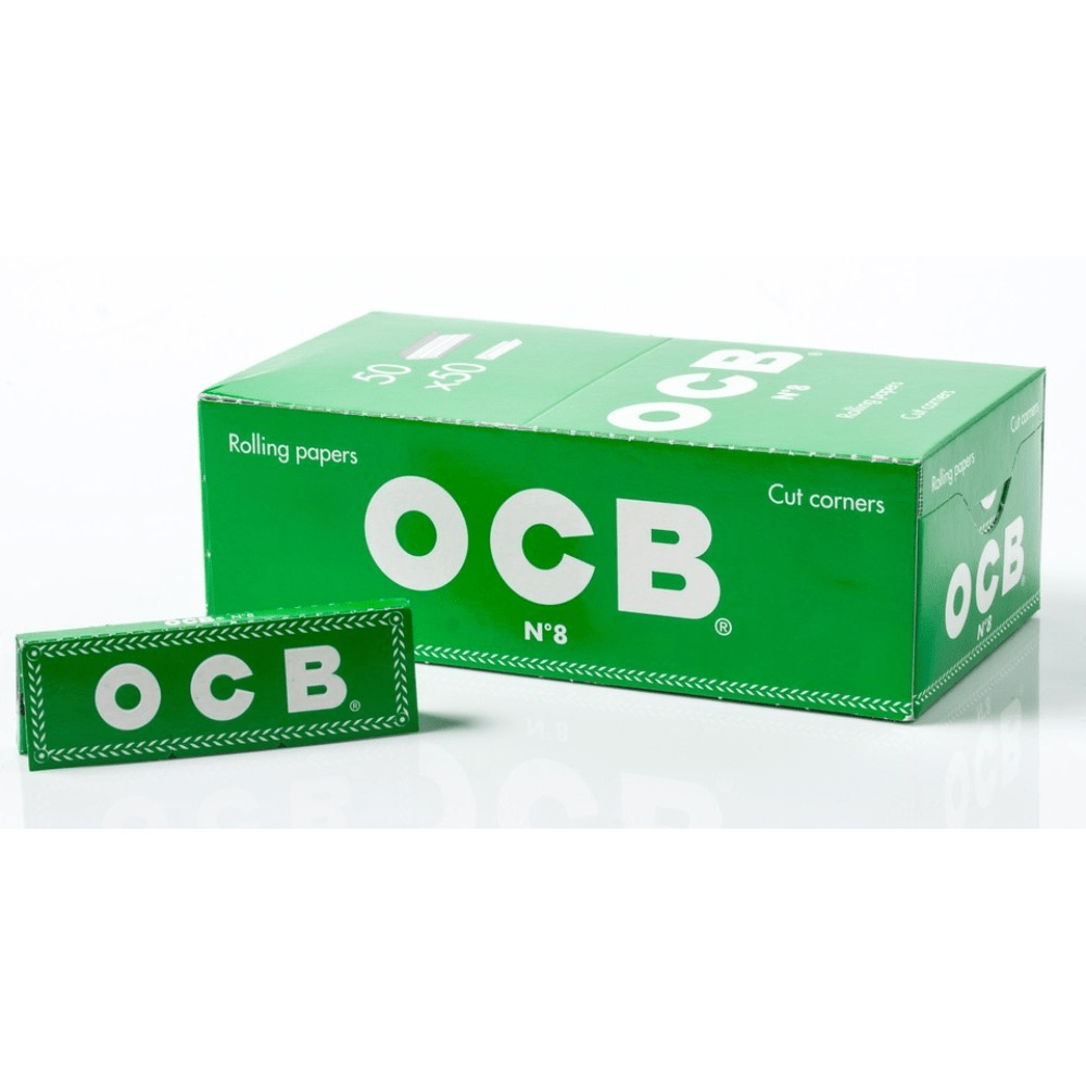 Бумага для самокруток OCB №8 GREEN (50шт/50)