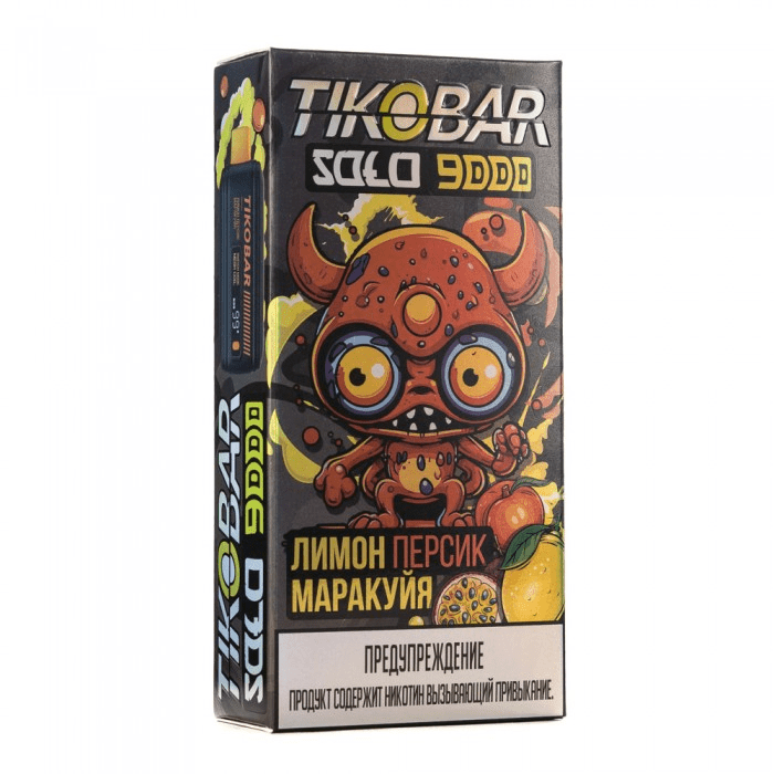 TIKOBAR 9000 - Lemon Peach Passion Fruit (Лимон Персик Маракуйя)