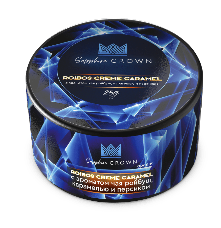 SAPPHIRE CROWN - Ройбуш с персиком (Roibos Creme Caramel) 25гр