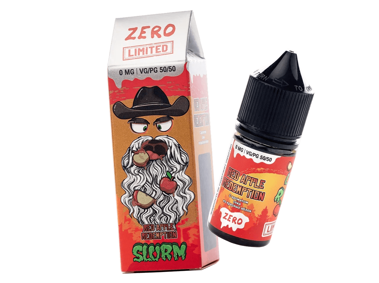 Slurm Zero - Red Apple Redemption (Сок из красных яблок), 27мл 0мг