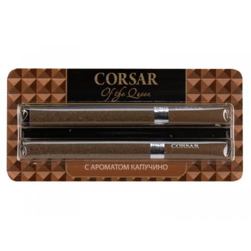 Сигариллы с фильтром CORSAR OF THE QUEEN - Cappuccino (2шт)