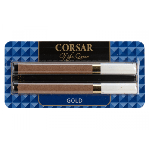 Сигариллы с фильтром CORSAR OF THE QUEEN - Gold (2шт)