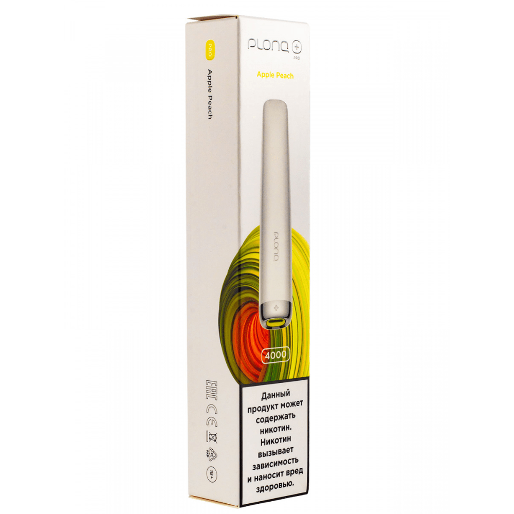 PLONQ PLUS PRO 4000 - ЯБЛОКО ПЕРСИК