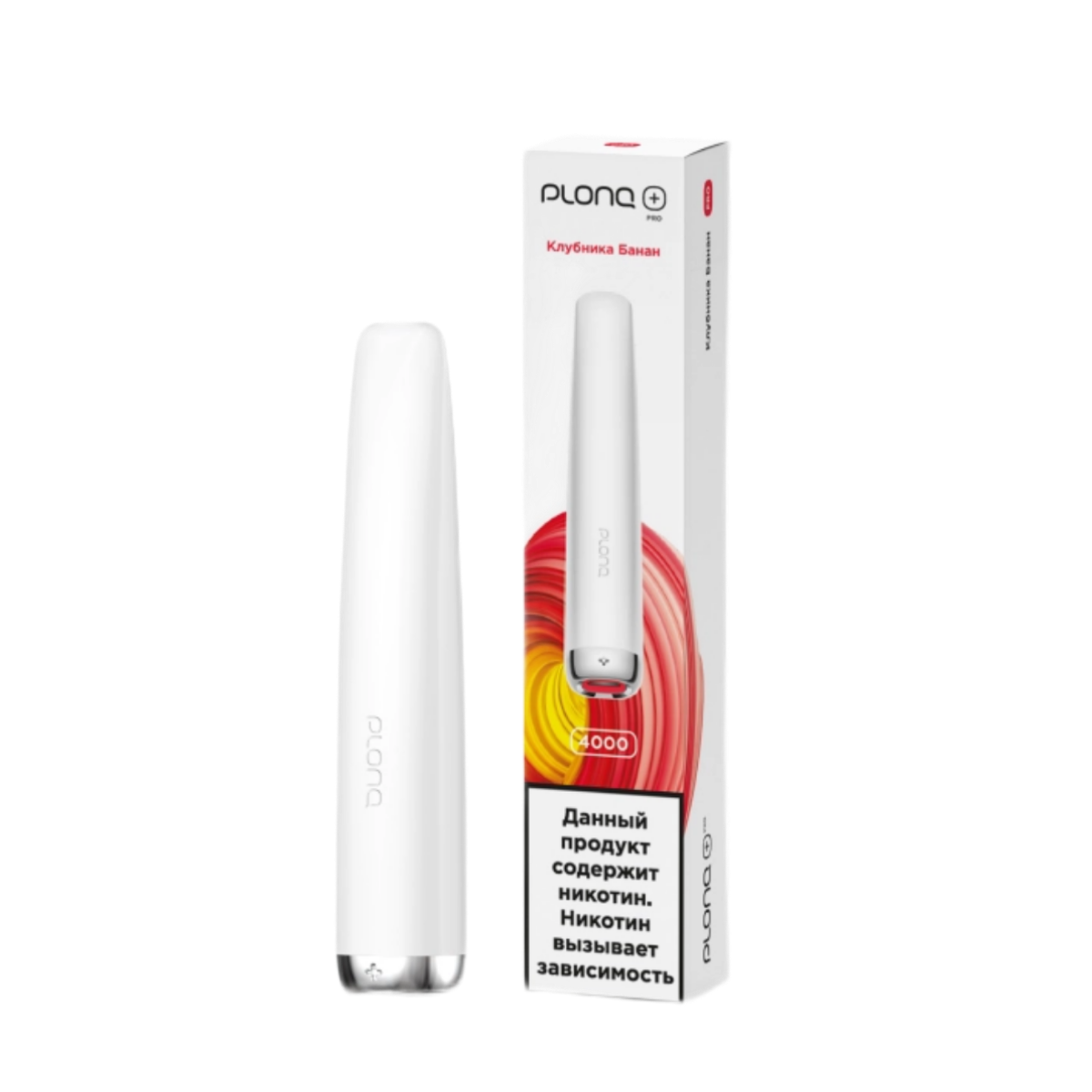 PLONQ PLUS PRO 4000 - КЛУБНИКА БАНАН