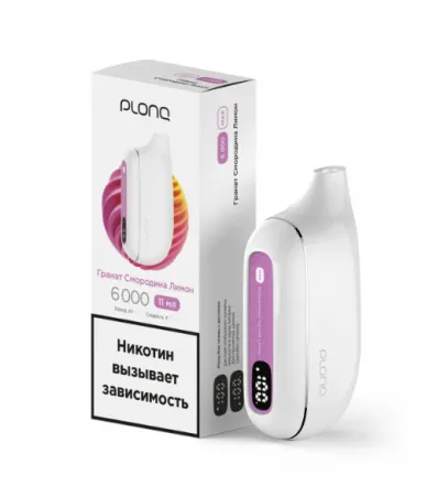 Plonq Max 6000 - Гранат смородина лимон 20мг