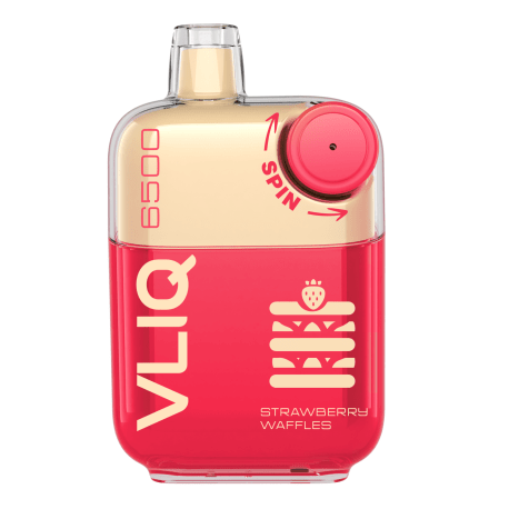 VLIQ Q SPIN 6500 - Клубничные вафли
