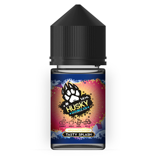Ароматизатор HUSKY Tasty Splash: ледяная вишнево яблочная ГАЗИРОВКА 14 мл
