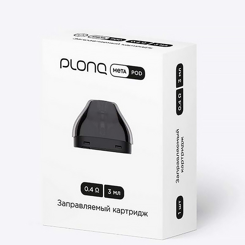 Картридж PLONQ META POD  0.4 Ом, 3 мл