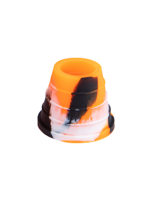 кислотно-оранжевый, Белый, черный